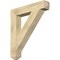 Ekena Millwork Traditional Craftsman Rough Sawn Bracket, Douglas Fir, 6"W x 36"D x 40"H BKT06X36X40TRA04RDF - alternate 1